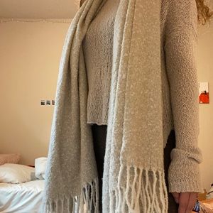 Blanket scarf from AE